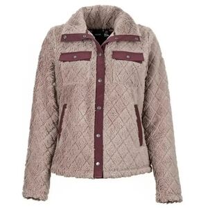 Marmot Janna Deep Pile Fleece Jacket Hiking Women XS Outdoor Active Granola Tech